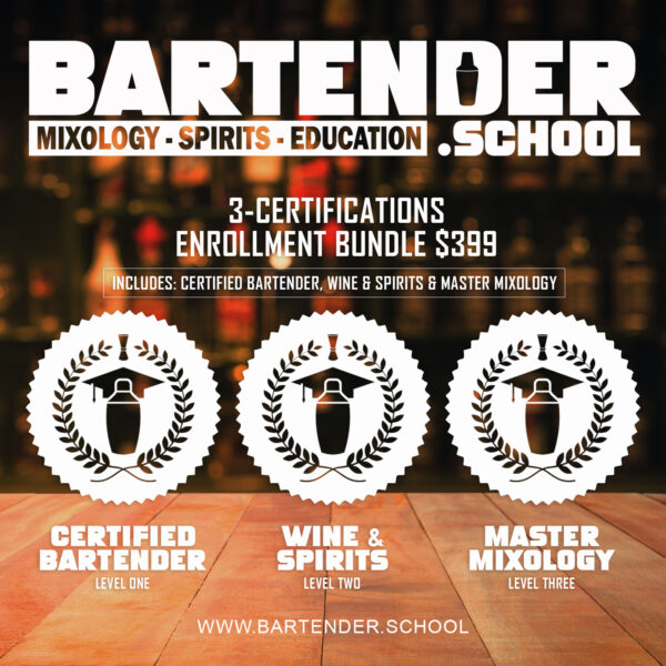 MIXOLOGY MASTERCLASS + CERTIFICATION